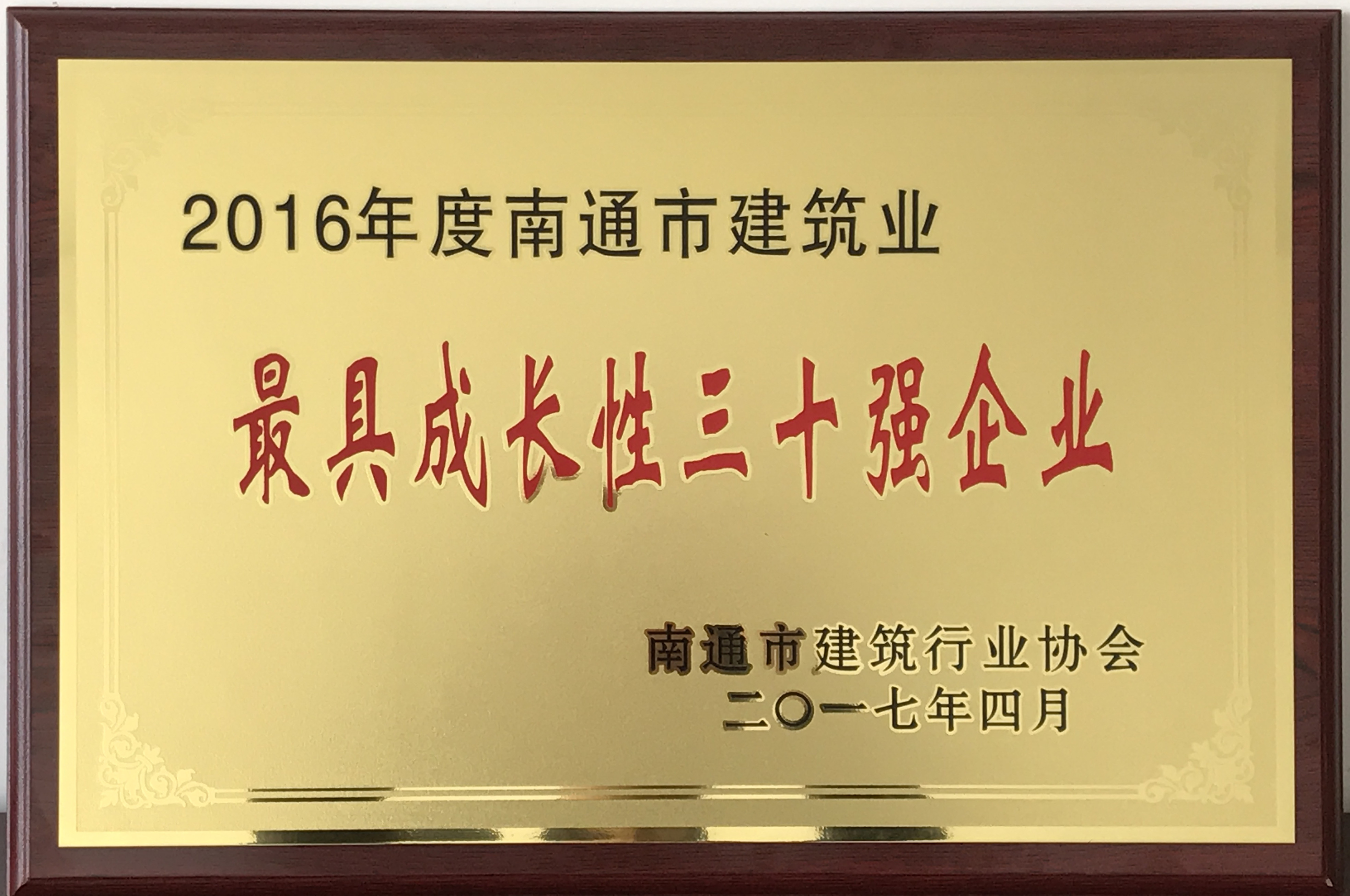  南通市最具成長性三十強企業